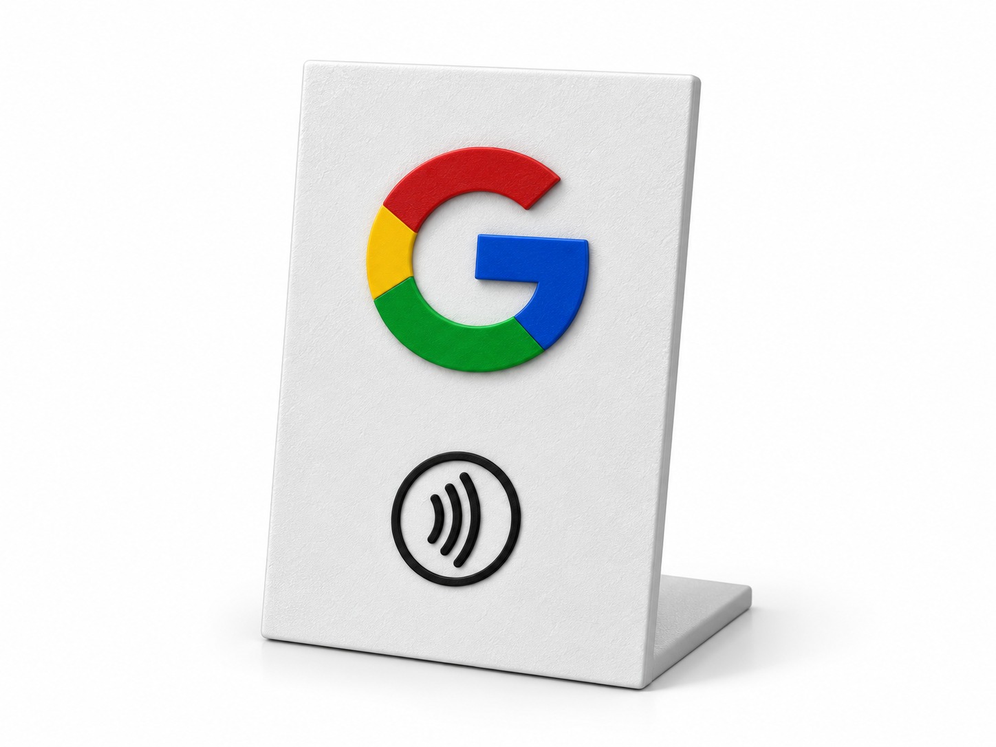 Placa NFC Google branco dos fornecedores que eu utilizo para comprar minhas placas NFC